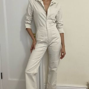 NOW $150!!!!!  WHITE FRAME JUMPSUIT!!! NEVER WORN!! HAVE TO SELL IT